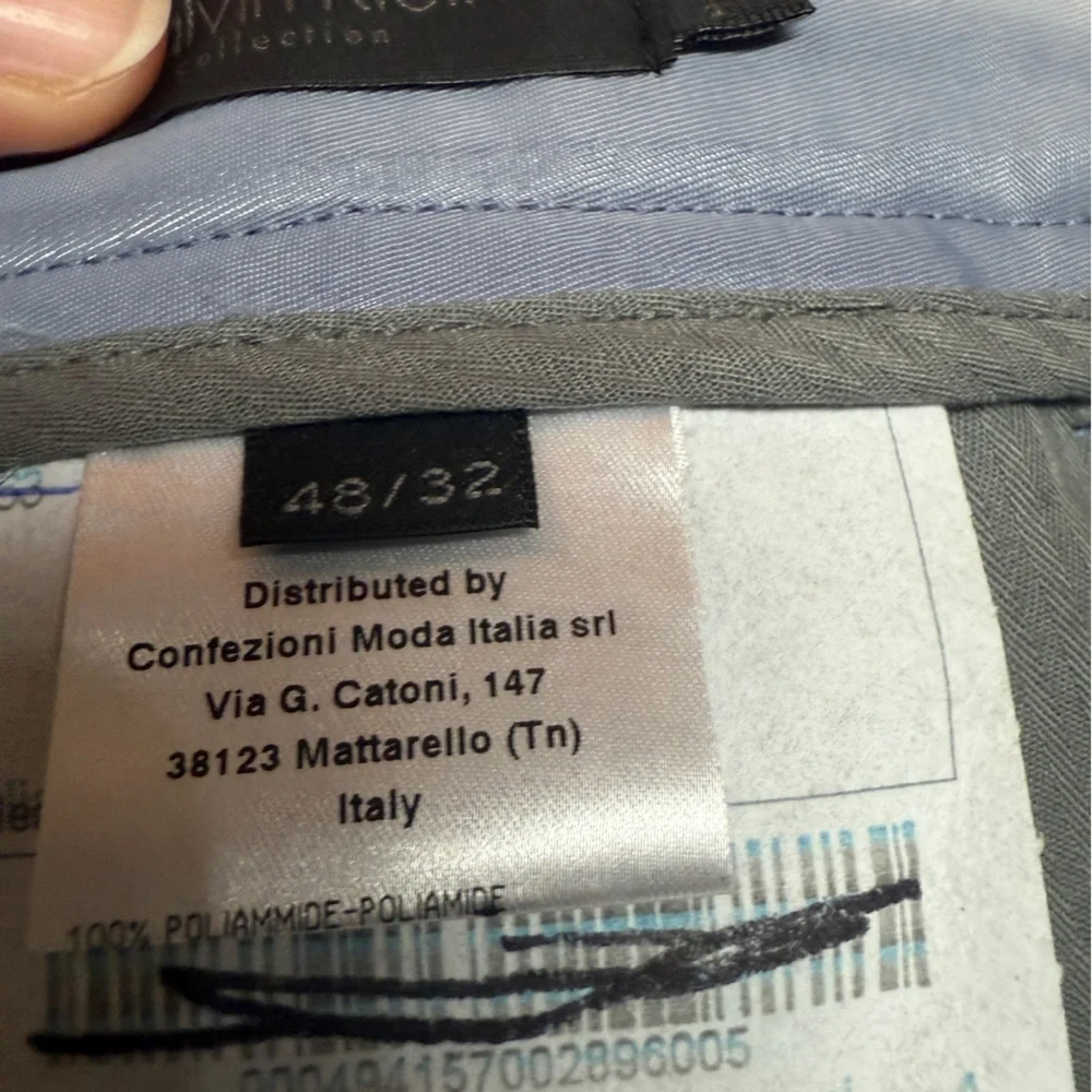 RARE! Calvin Klein Collection Blue Wash Dress Pants, Runway, Wedding, Elegant